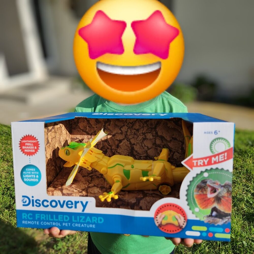 NEW Discovery Kids Robot RC Frilled Lizard Wireless Controller with Moti…
